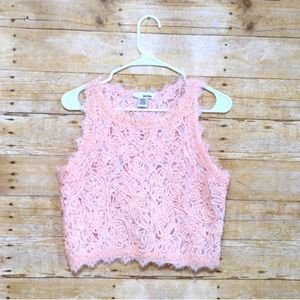 Sans-Souci Pink Embroidered Top